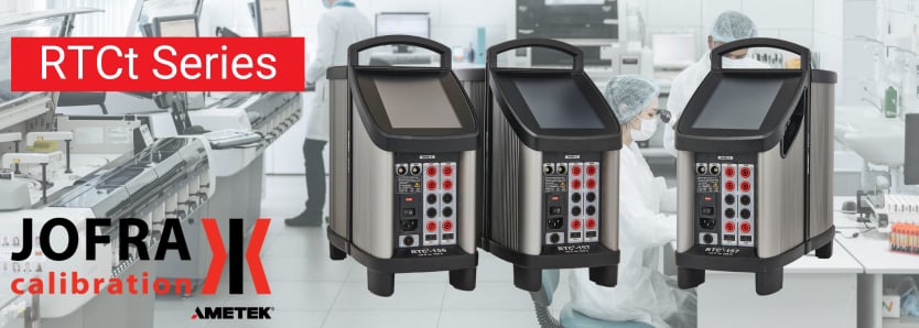 Ametek Jofra RTCt Touch Screen Temperatuur Kalibrator